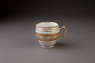 Bristol Double-Ogee-Shaped Teacup with Gilt Neoclassical Decoration, 1775-1778. Hard-paste porc ...