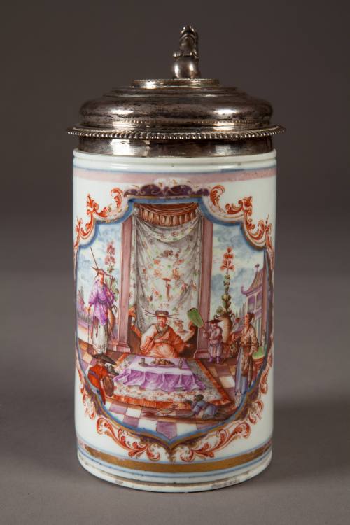 Meissen, Tankard, ca. 1724. Hard-paste porcelain, Dixon Gallery and Gardens; Bequest of Mrs. Wa ...