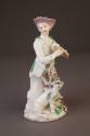 Derby 'Dry-Edge' Group of a Shepherd Bagpiper and His Dog, ca. 1755. Soft-paste porcelain. Dixo ...