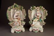Derby Arbor Figures of Seated Musicians, ca. 1770. Soft-paste porcelain. Dixon Gallery and Gard ...