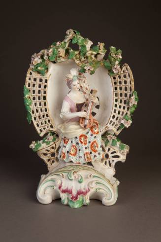 Derby Arbor Figure of a Seated Musician, ca. 1770. Soft-paste porcelain. Dixon Gallery and Gard ...