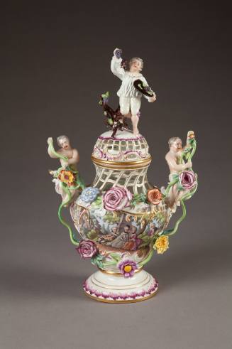 Höschst, Potpourri Vase and Cover from Garniture Set, 1763-1766. Hard-paste porcelain. Dixon Ga ...