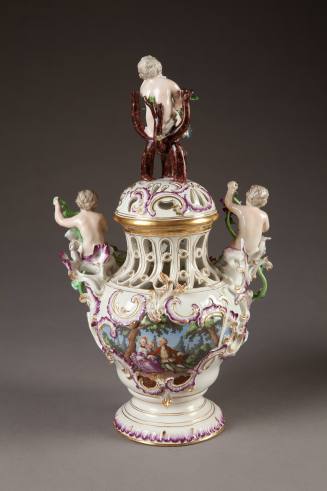 Höschst, Potpourri Vase and Cover from Garniture Set, 1763-1766. Hard-paste porcelain. Dixon Ga ...