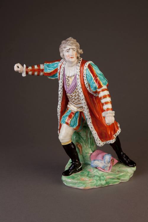 Derby Figure of John Philip Kemble in the Title Role of William Shakespeare's Richard III, ca.  ...