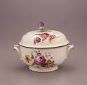 Höchst, Bouillon Bowl and Cover, ca. 1765. Hard-paste porcelain. Dixon Gallery and Gardens; Beq ...