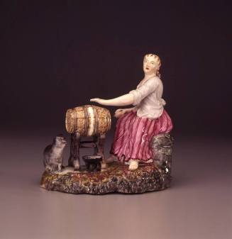 Höchst, Peasant Woman at a Churn, 1765-1770. Hard-paste porcelain. Dixon Gallery and Gardens; B ...