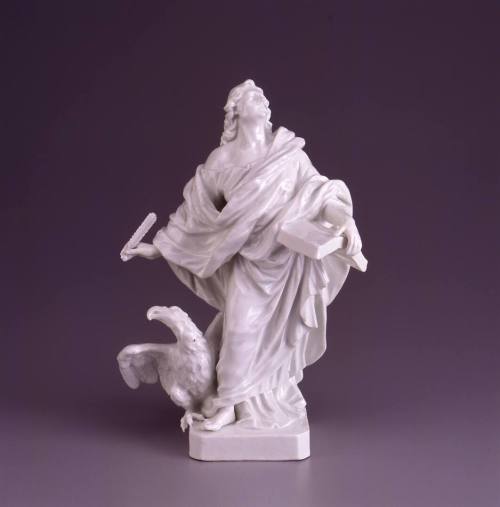 Meissen, St. John the Evangelist, ca. 1737. Hard-paste porcelain. Dixon Gallery and Gardens; Be ...