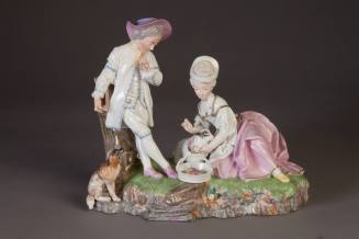 Höchst, The Adorned Lamb, ca. 1770. Hard-paste porcelain. Dixon Gallery and Gardens; Bequest of ...
