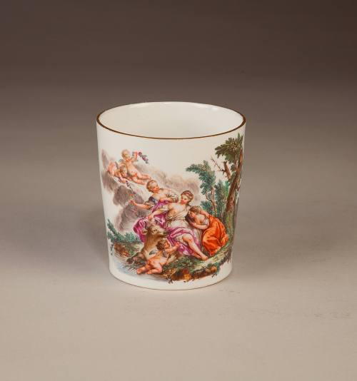 Höchst, Beaker, 1771-1773. Hard-paste porcelain. Dixon Gallery and Gardens; Bequest of Mrs. War ...