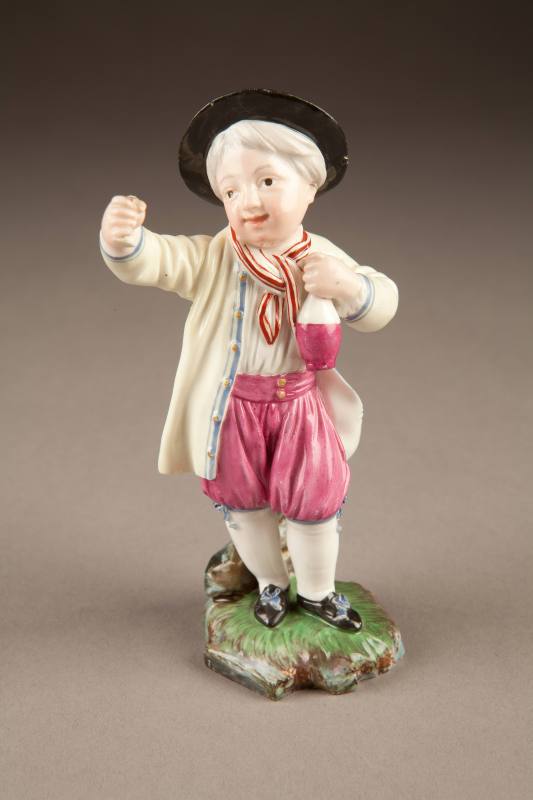 Höchst, Boy with Flask, ca. 1775. Hard-paste porcelain. Dixon Gallery and Gardens; Bequest of M ...