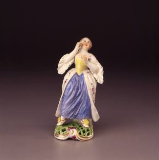 Höchst, Actress from the Comédie Française, ca. 1760. Hard-paste porcelain. Dixon Gallery and G ...