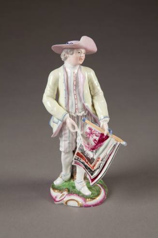 Höchst, Print Seller, 1756-1760. Hard-paste porcelain. Dixon Gallery and Gardens; Bequest of Mr ...