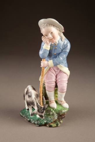 Höchst, Boy with Goat, ca. 1775. Hard-paste porcelain. Dixon Gallery and Gardens; Bequest of Mr ...