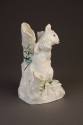 Staffordshire Vase Modeled as a Squirrel Holding a Nut and Seated among Three Tree-Stumps, 1875 ...
