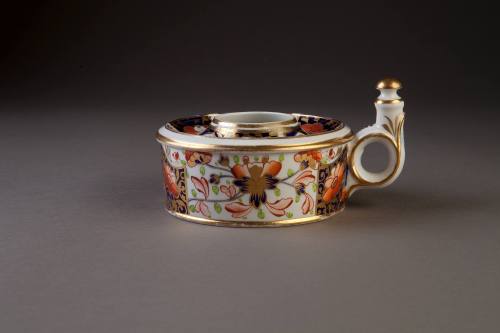 Derby Imari Circular Inkstand in the 'Witches' Pattern [Number 2451], 1820-1825. Soft-paste por ...