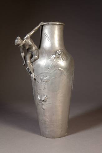 Frédéric Brou, Decorative Vase, ca. 1895. Pewter. Dixon Gallery and Gardens; Gift of Dr. and Mr ...