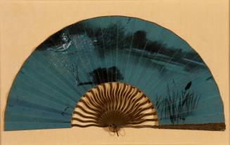 Jean-Louis Forain, Dancer in a Colored Tutu (fan), ca. 1890. Black chalk, pastel, and gouache o ...