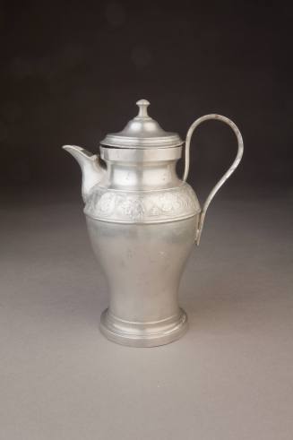 Johann Georg Gunzler, Footed Milk Jug, ca. 1833–1875. Pewter. Dixon Gallery and Gardens; Gift o ...