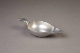 Unknown maker, Pap Boat, ca. 19th century. Pewter. Dixon Gallery and Gardens; Gift of Dr. and M ...