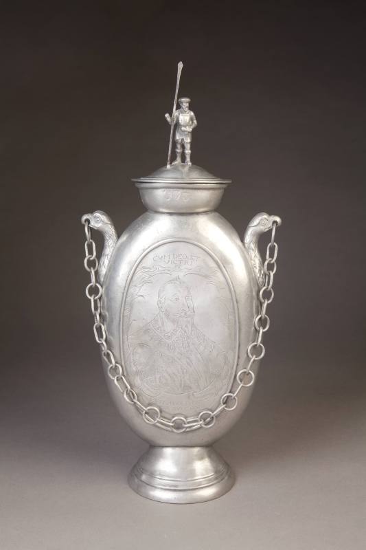 Unknown maker, Gustavus Adolphus Commemorative Vessel, ca. 17th/ 18th century. Pewter. Dixon Ga ...