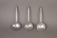 Unknown maker, Spoons (Puritan Spoons), ca. 1700. Pewter. Dixon Gallery and Gardens; Gift of Dr ...