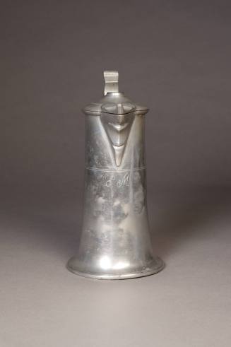 Christian Schweiger, Flagon, early 19th century. Pewter. Dixon Gallery and Gardens; Gift of Dr. ...