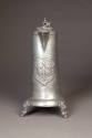 Unknown maker, Footed Spring Flagon, early 19th century. Pewter. Dixon Gallery and Gardens; Gif ...