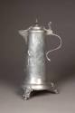 Unknown maker, Footed Spring Flagon, early 19th century. Pewter. Dixon Gallery and Gardens; Gif ...