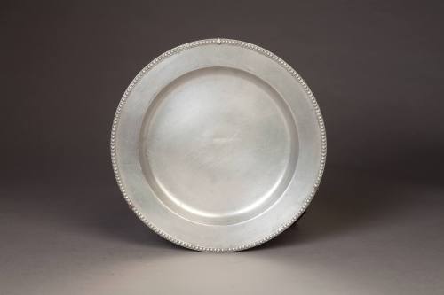 Z. Neeff & Sohn, Plate, Late 18th century. Pewter. Dixon Gallery and Gardens; Gift of Dr. and M ...