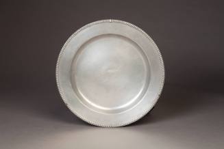 Z. Neeff & Sohn, Plate, Late 18th century. Pewter. Dixon Gallery and Gardens; Gift of Dr. and M ...