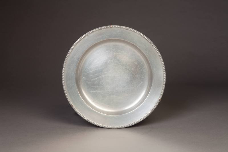 Z. Neeff & Sohn, Plate, Late 18th century. Pewter. Dixon Gallery and Gardens; Gift of Dr. and M ...