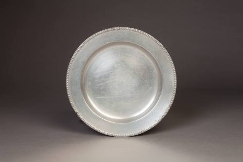 Z. Neeff & Sohn, Plate, Late 18th century. Pewter. Dixon Gallery and Gardens; Gift of Dr. and M ...