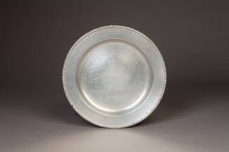 Z. Neeff & Sohn, Plate, Late 18th century. Pewter. Dixon Gallery and Gardens; Gift of Dr. and M ...