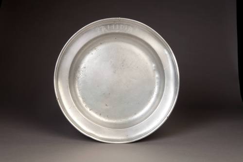 I. Georg Neeff, Charger, ca. 1775. Pewter. Dixon Gallery and Gardens; Gift of Dr. and Mrs. Just ...