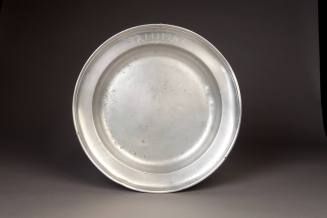 I. Georg Neeff, Charger, ca. 1775. Pewter. Dixon Gallery and Gardens; Gift of Dr. and Mrs. Just ...