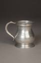 Unknown maker, Half Pint Belly Measure, ca. 1850. Pewter. Dixon Gallery and Gardens; Gift of Dr ...