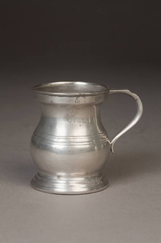 Unknown maker, Gill Belly Measure, ca. 1850. Pewter. Dixon Gallery and Gardens; Gift of Dr. and ...