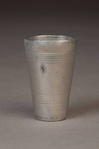 Unknown maker, Measure, mid 19th century. Pewter. Dixon Gallery and Gardens; Gift of Dr. and Mr ...