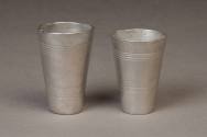 Unknown maker, Two Measures, mid 19th century. Pewter. Dixon Gallery and Gardens; Gift of Dr. a ...