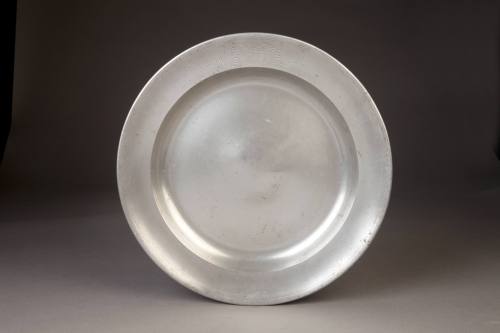 Leonhard Finck, Plate, ca. 1835-1860. Pewter. Dixon Gallery and Gardens; Gift of Dr. and Mrs. J ...