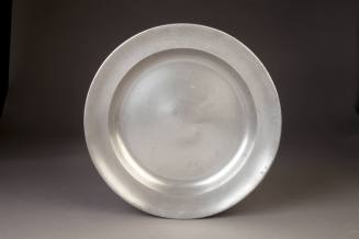 Leonhard Finck, Plate, ca. 1835-1860. Pewter. Dixon Gallery and Gardens; Gift of Dr. and Mrs. J ...
