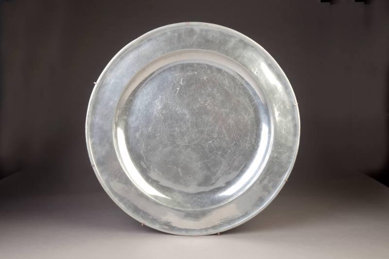 Samuel Duncombe, Charger, ca. 1740-1780. Pewter. Dixon Gallery and Gardens; Gift of Dr. and Mrs ...