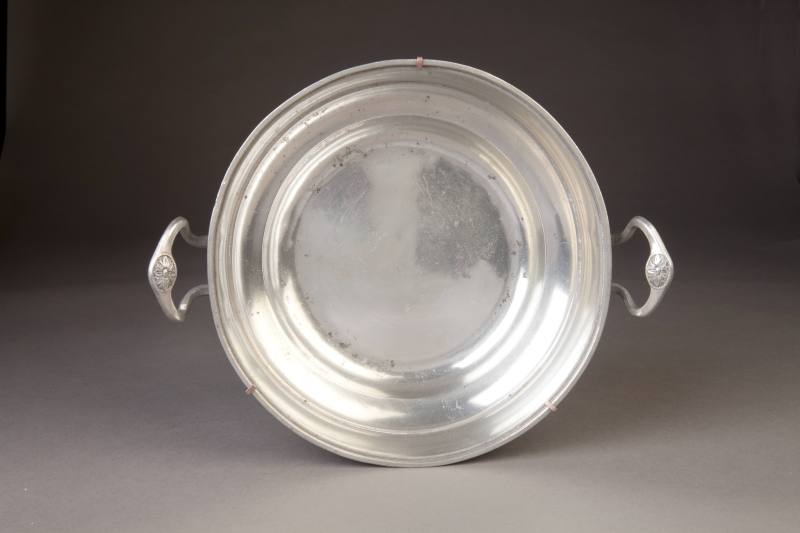 Leonhard Finck, Double Handled Bowl, ca. 1835-1860. Pewter. Dixon Gallery and Gardens; Gift of  ...