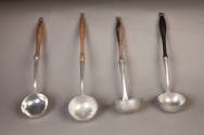 Unknown maker, Ladles with Wooden Handles, late 18th-early 19th century. Pewter. Dixon Gallery  ...