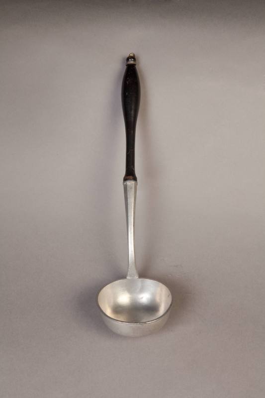 Unknown maker, Ladle with Wooden Handles, Pewter and wood. Dixon Gallery and Gardens; Gift of D ...
