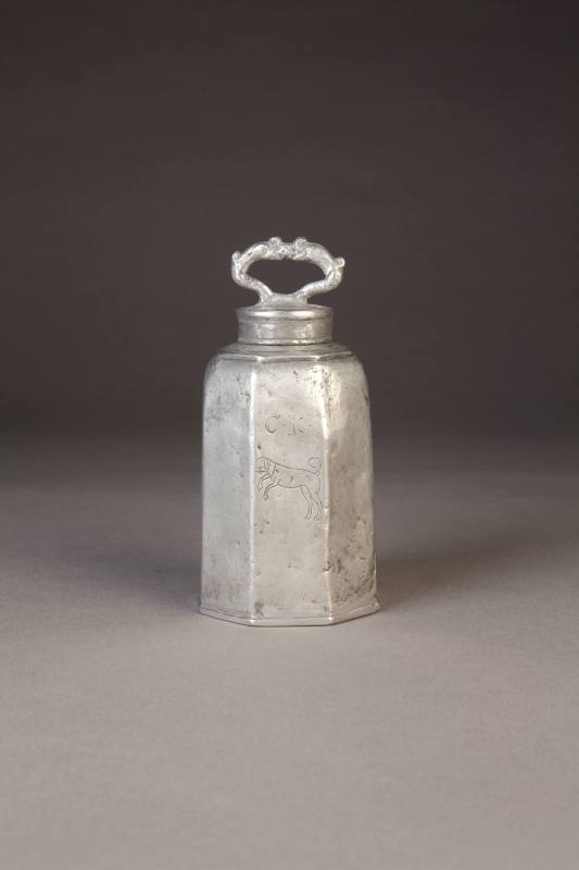 Carl Heinrich Ferdinand Farnow, Octagonal Flask, 19th century. Pewter. Dixon Gallery and Garden ...