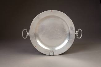 William Calder, Hot Water Plate, ca. 1800-1825. Pewter. Dixon Gallery and Gardens; Gift of Dr.  ...