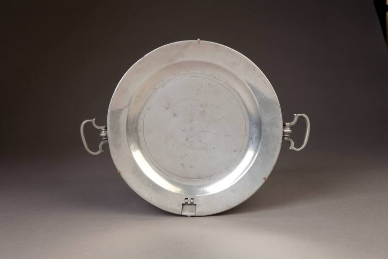 William Calder, Hot Water Plate, ca. 1800-1825. Pewter. Dixon Gallery and Gardens; Gift of Dr.  ...