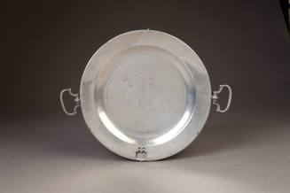 William Calder, Hot Water Plate, ca. 1800-1825. Pewter. Dixon Gallery and Gardens; Gift of Dr.  ...