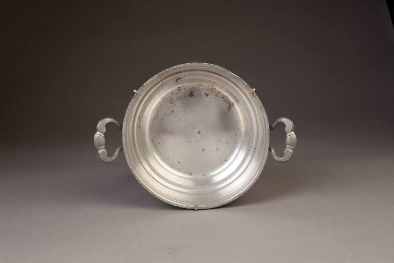 C. Reutlinger, Double Handle Bowl, 19th century. Pewter. Dixon Gallery and Gardens; Gift of Dr. ...